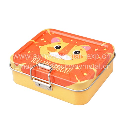 rectangle tin/ candy, gift tin